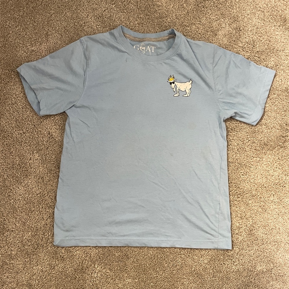 GOAT Light Blue Short Sleeve Tee